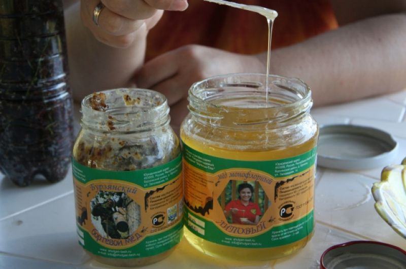 Два бренда Бурзянского района - бортевой мед и липовый мед
