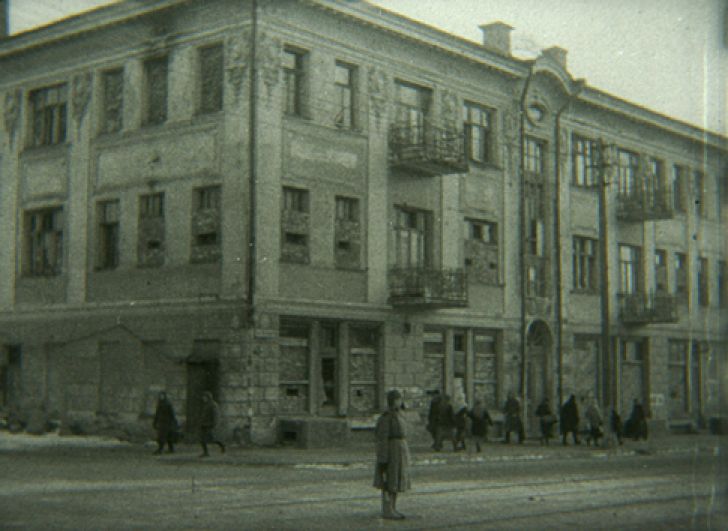 Центр Курска после освобождения