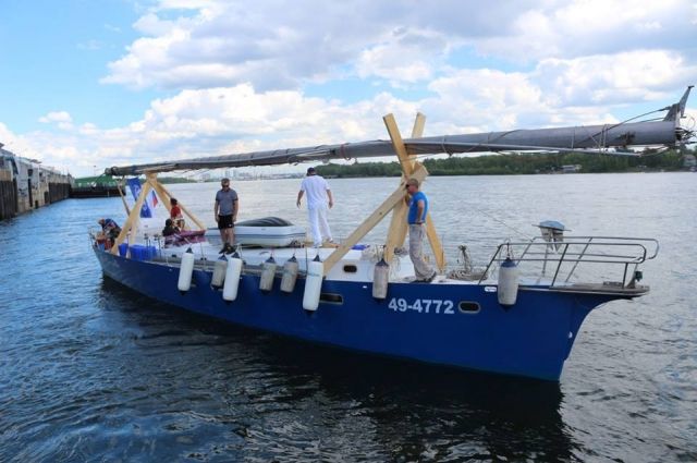 Красноярская яхта «Елизавета» прибыла в Санкт-Петербург.