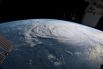 Движение урагана «Харви». Вид с МКС.