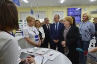 Федеральный министр посетила городскую больницу.