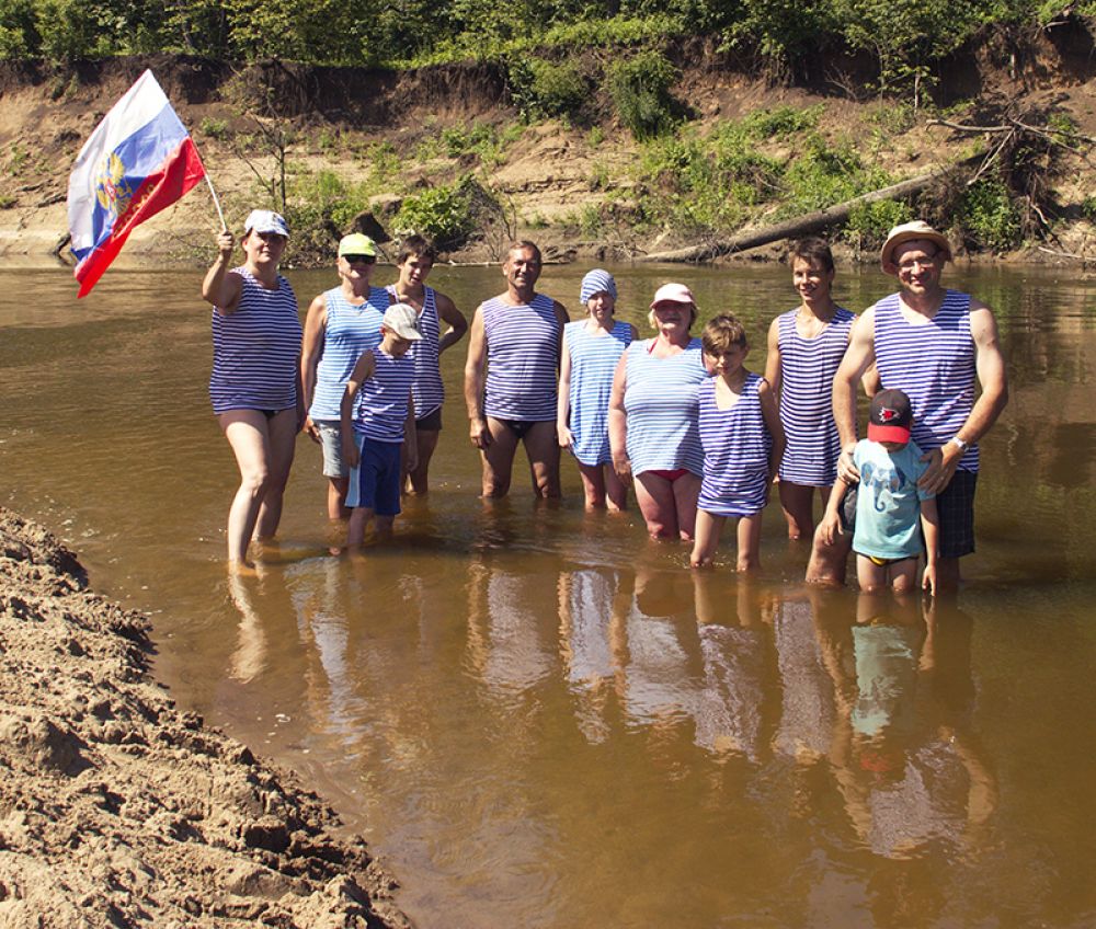Накануне слёта несколько семей побывали в водном походе по Черемшану