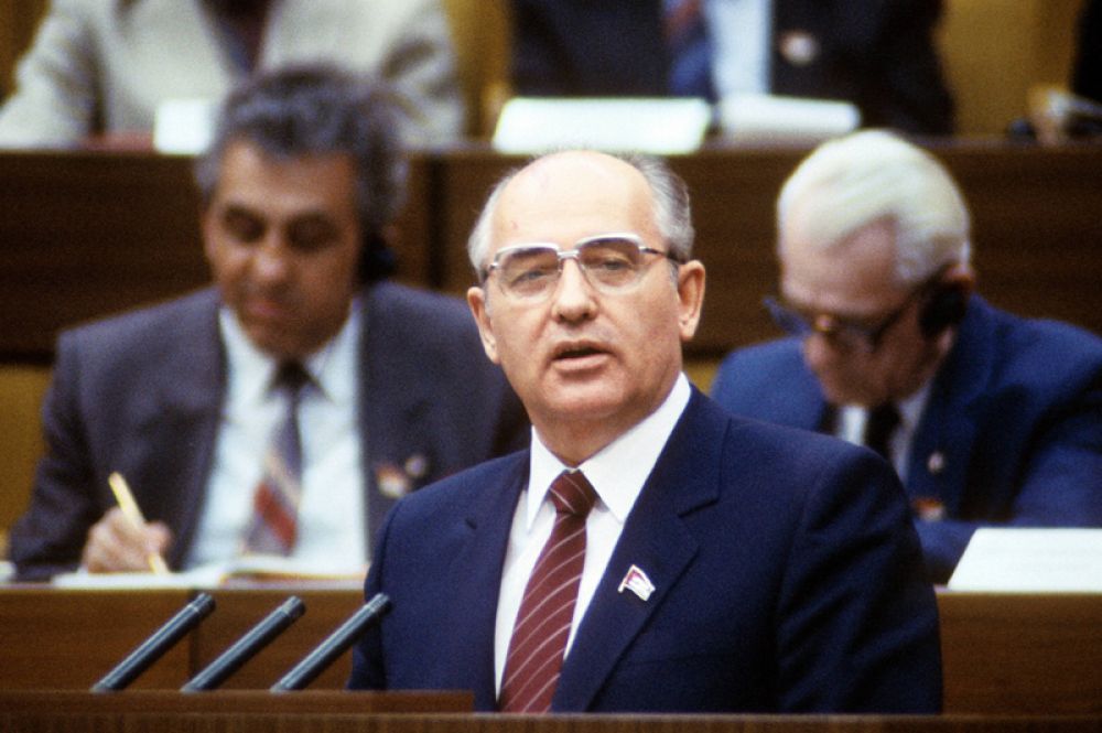 Первый и последний президент СССР Михаил Горбачёв.