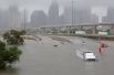 28 августа. Последствия урагана Харви в США: наводнение в Хьюстоне, штат Техас.