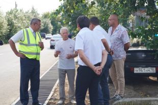 Глава города лично контролировал процесс ремонта.