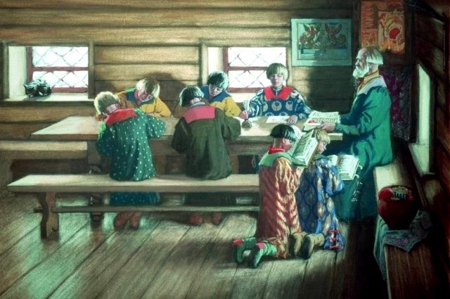 На Руси процесс обучения сильно отличался от современного.