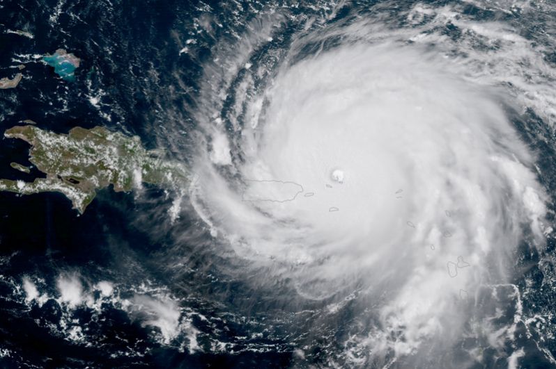 Ураган «Ирма» со спутника NASA GOES-16.