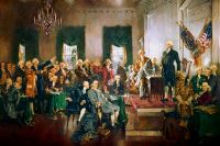 Говард Чандлер Кристи. Конституционный конвент в Филадельфии: подписание Конституции.