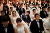 7 сентября. Массовая церемония бракосочетания в Гапён, Южная Корея.
