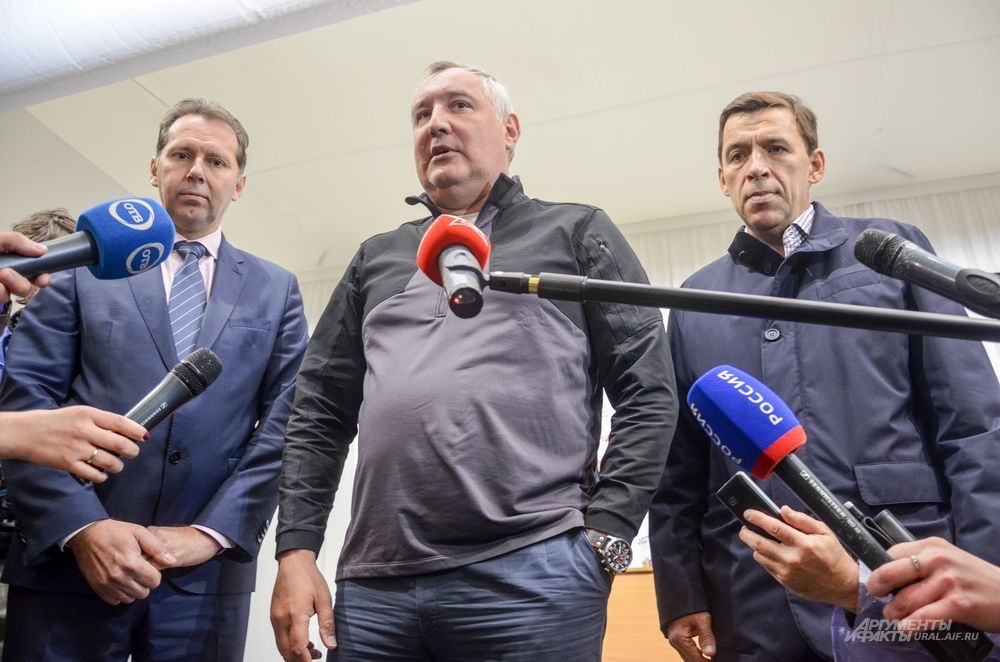 Небольшой пресс-подход перед отъездом.