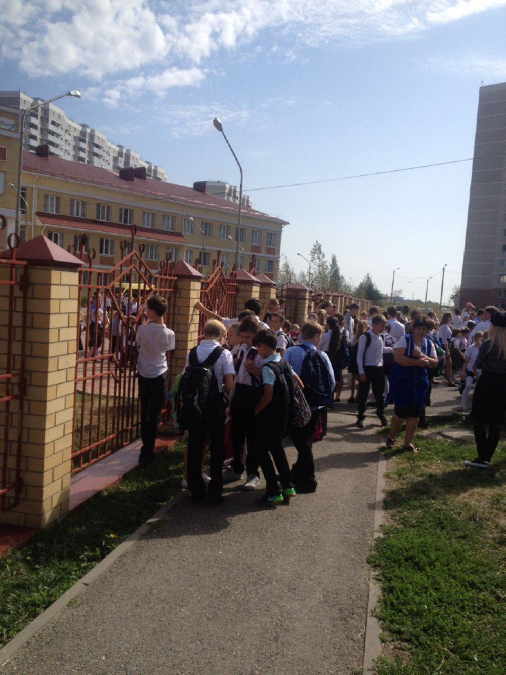Эвакуация в школе №39 г.Ставрополя