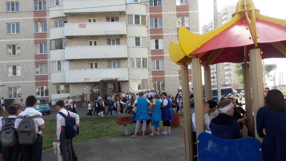 Эвакуация в школе №39 г.Ставрополя