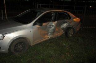В ДТП пострадали два автомобиля.