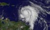 Ураган «Мария» в Атлантическом океане, вид со спутника.