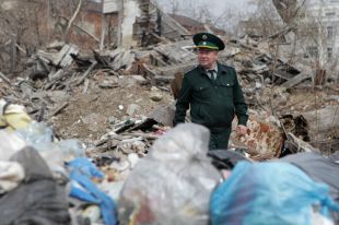 Несанкционированная свалка в Казани.