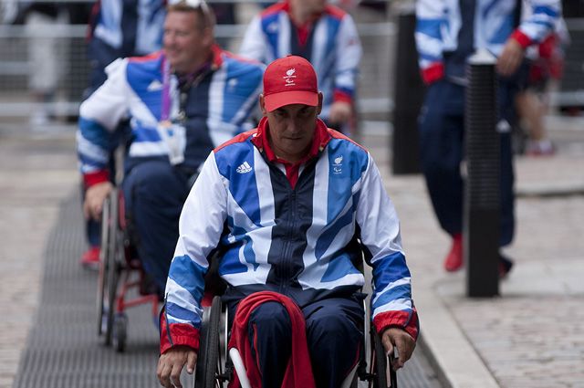 Британские паралимпийцы.