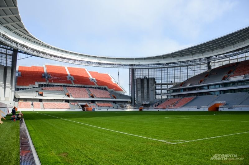 Общая площадь стадиона составляет 57 тысяч кв.м.