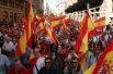 Участники демонстрации в защиту единства Испании.