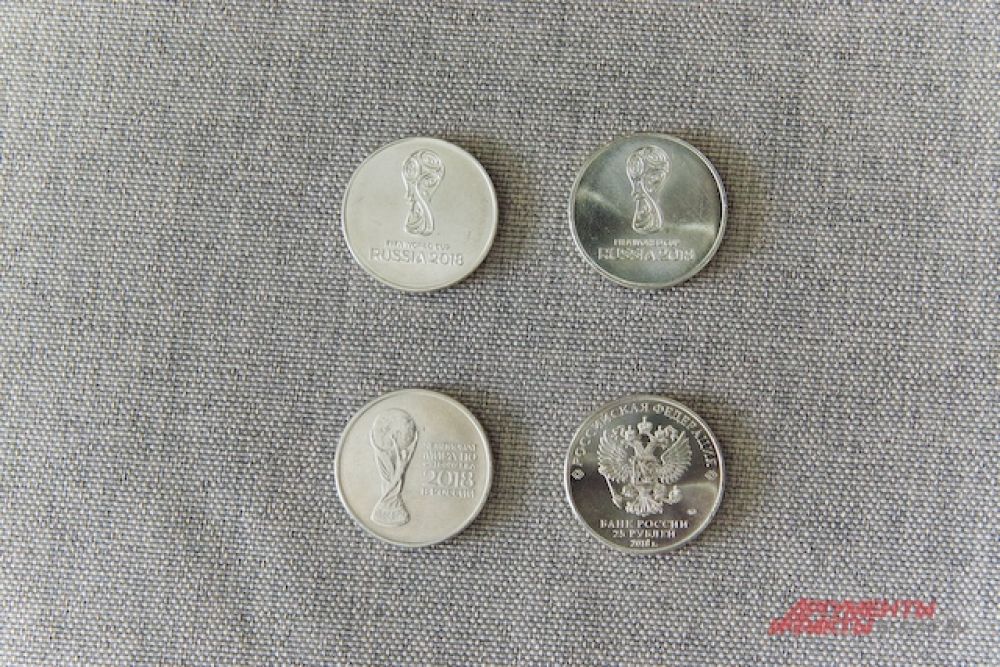 Ест ь коллекции и монеты, посвященные Чемпионату Мира по футболу 2018.
