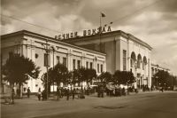 Пермский речной вокзал в 50-ые годы.