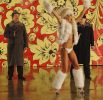 Ксения Собчак на съёмках клипа Тимати «Потанцуй со мной». 2007 год.