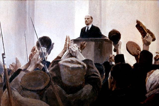Владимир Ленин. Картина Евгения Кибрика