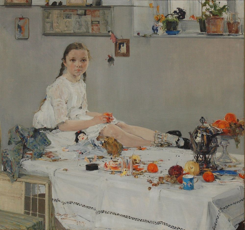 Николай Фешин. «Портрет Вари Адоратской», 1904 год.