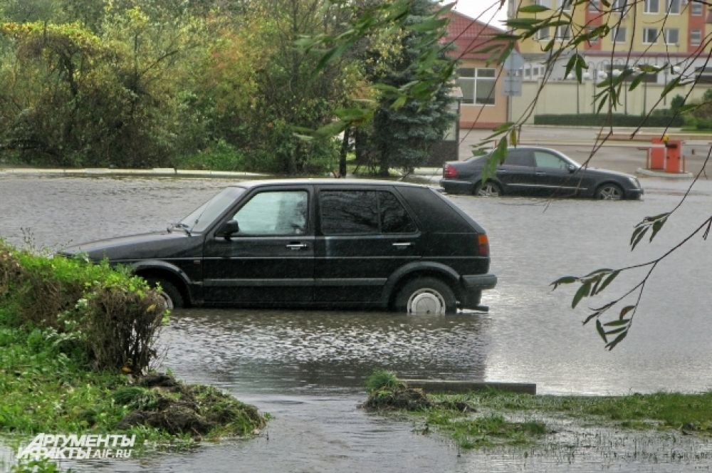Потоп в Калининграде.