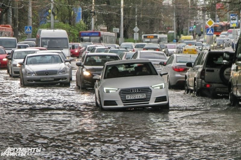 Потоп в Калининграде.
