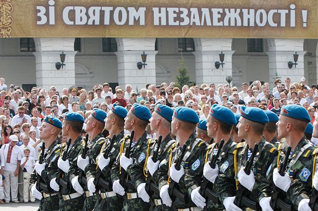 Украинские десантники.