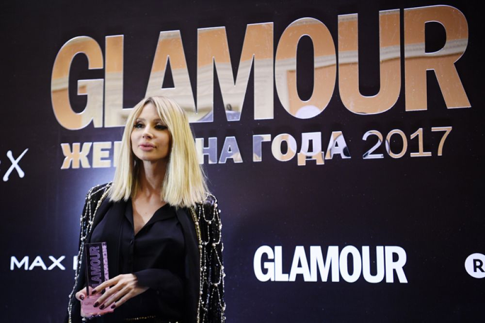 Певица Светлана Лобода, получившая награду в номинации «Женщина года».