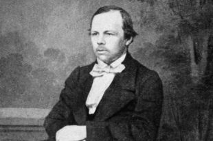 Федор Достоевский. Репродукция фотографии 1863 года.