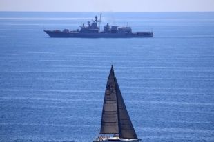 Ракетный эсминец США прибыл в одесский порт