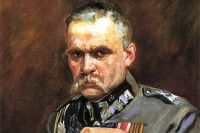 Портрет Юзефа Пилсудского кисти Войцеха Коссака, 1928 г.