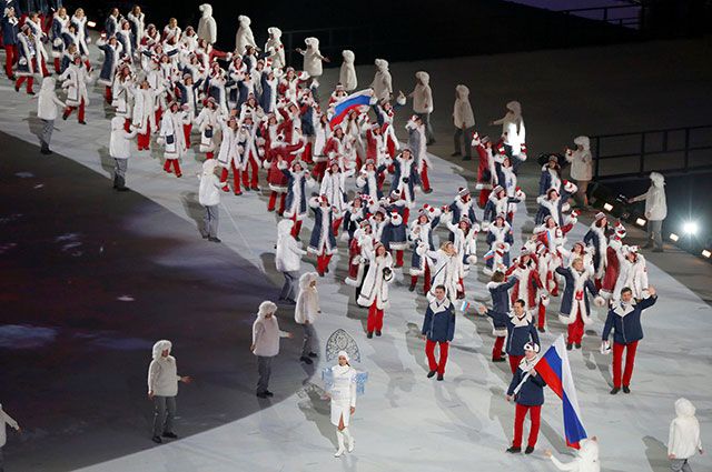 Олимпийская сборная России в Сочи.