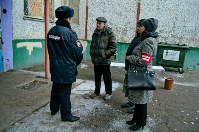Дружинники в Омской области обеспечивают общественный порядок.