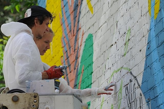 Конкурсное граффити нанесут на стену весной 2018 года.