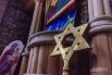 Звезда Давида, украшавшая сгоревший иудейский купол Храма всех религий.