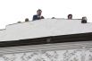 5 декабря. Бывший президент Грузии и экс-губернатор Одесской области Михаил Саакашвили на крыше дома во время обыска в его квартире, Киев, Украина.
