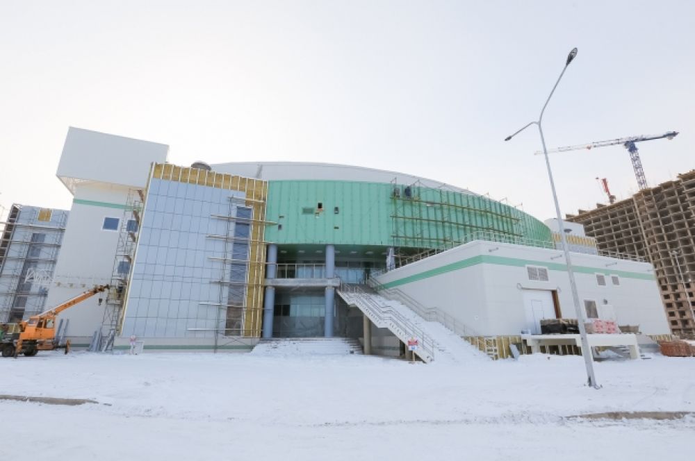 Комплекс "Платинум Арена Красноярск" подрядчик готов сдать ещё до Нового года.