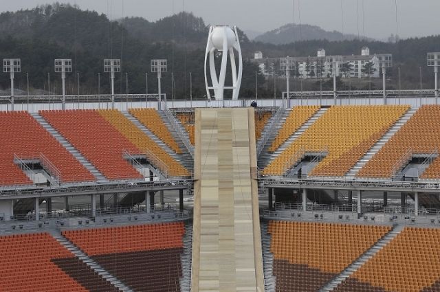 Олимпийский стадион в Пхенчхане.