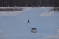 В Омской области открыли первую ледовую переправу. 