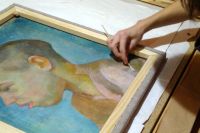 «Портрет мальчика» - одна из самых ранних работ Андрея Сашина.