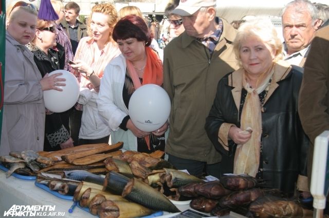 В порту Калининграда открывается социальный рыбный магазин. 