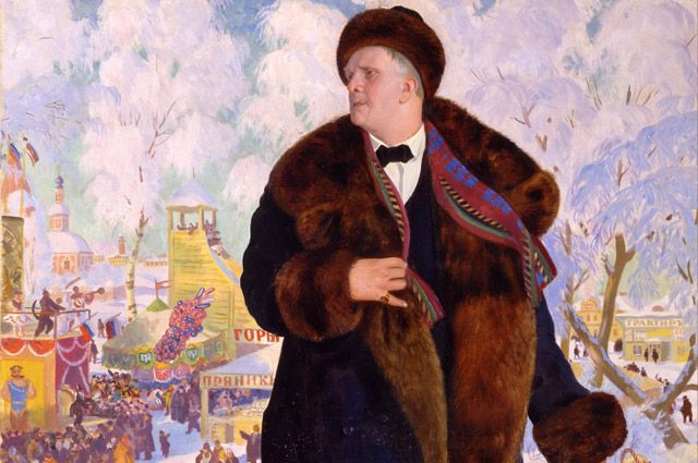 Борис Кустодиев Портрет Ф. И. Шаляпина. 1922 г.