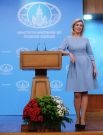 Официальный представитель министерства иностранных дел России Мария Захарова на брифинге по текущим вопросам внешней политики. 10 марта 2017 года.