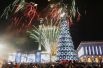 Главная новогодняя елка страны на Майдане в Киеве 2013 года