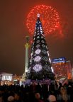 Новогодняя елка на Майдане в Киеве, встреча 2011-го.