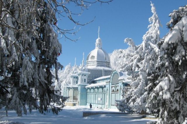 Железноводск парк зимой