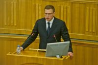 Александр Бурков выступил перед депутатами Заксобрания. 